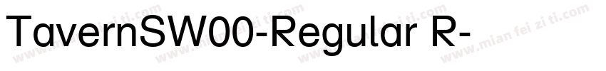 TavernSW00-Regular R字体转换